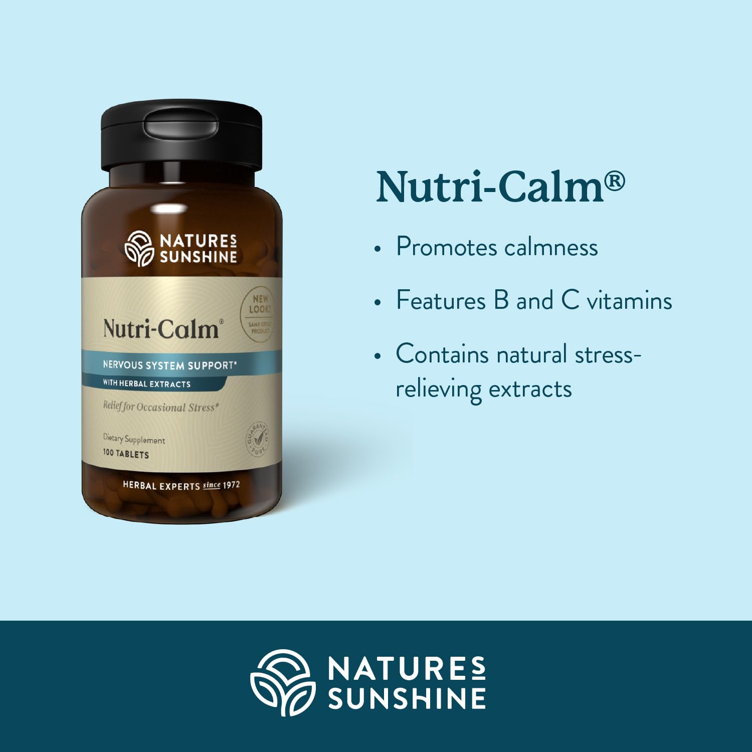 Foto 4 pulgar | Complementa El Alivio Del Estrés A Base De Hierbas Nutri-calm De Nature's Sunshine - Venta Internacional.