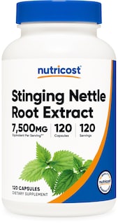 Foto 1 | Suplemento Nutricost: Extracto De Raíz De Ortiga, 7500 Mg, 120 Cápsulas - Venta Internacional.