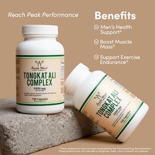 Foto 2 | Suplemento De Extracto De Double Wood Tongkat Ali 200:1 1020 Mg - Venta Internacional.