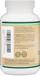 Foto 5 | Suplemento De Extracto De Double Wood Tongkat Ali 200:1 1020 Mg - Venta Internacional.