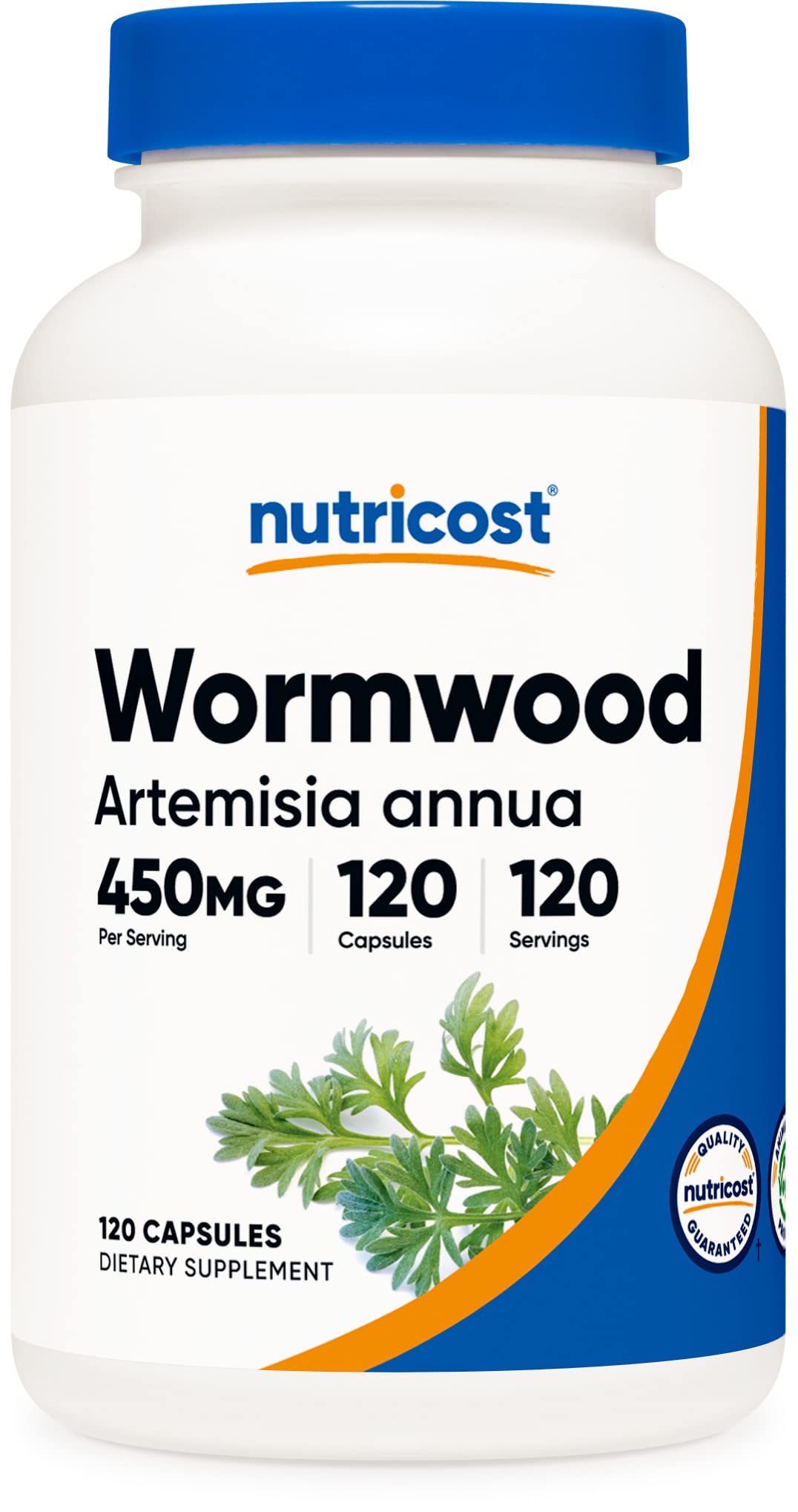 Suplemento Nutricost, Ajenjo, Cápsulas, 450 Mg, 120 Cápsulas - Venta Internacional.