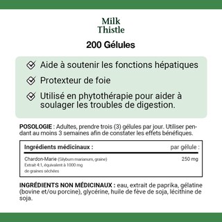 Foto 5 | Suplemento Nature's Bounty Milk Thistle 200 Cápsulas Blandas - Venta Internacional.