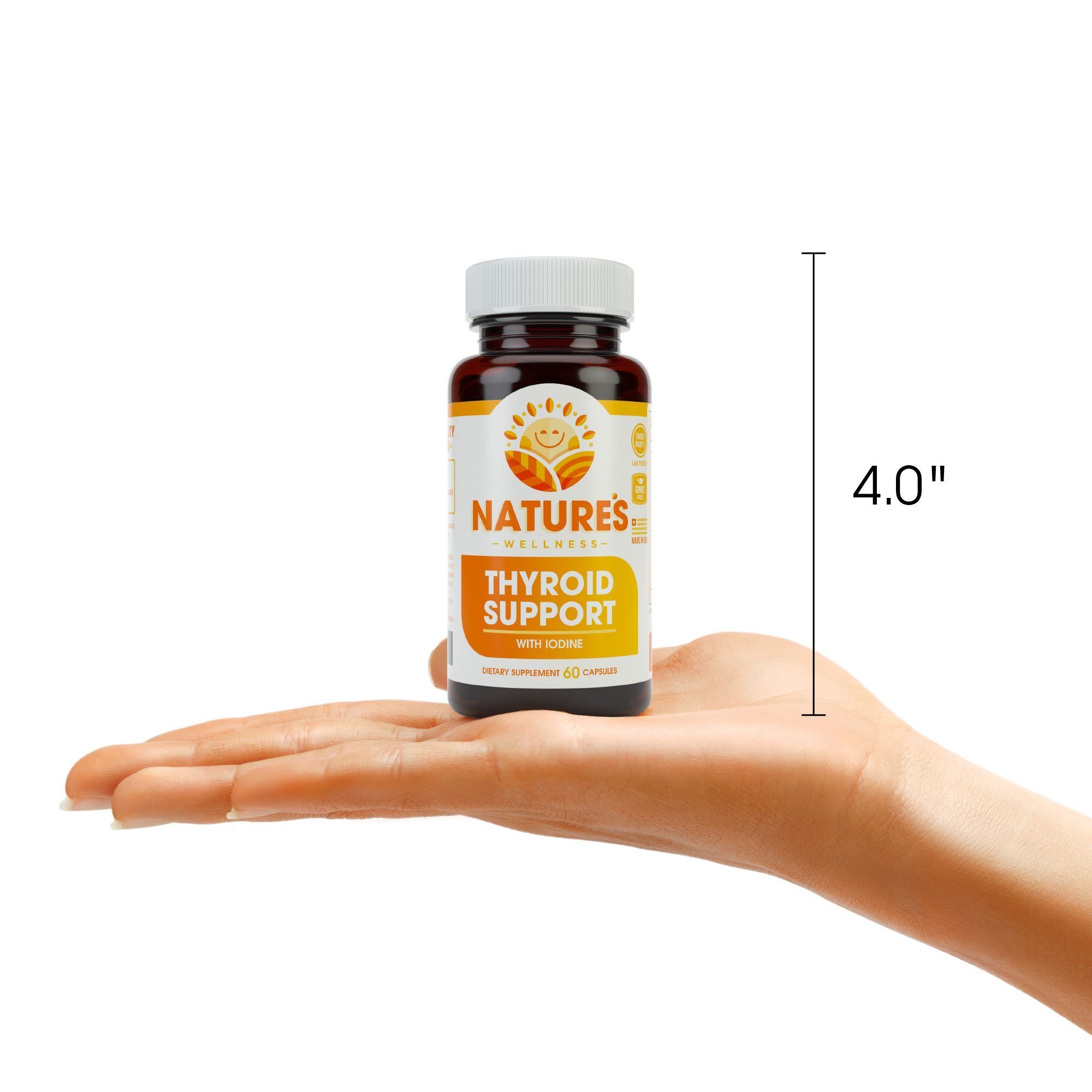 Foto 6 pulgar | Suplemento De Apoyo A La Tiroides Natures Wellness Con Yodo Y Más - Venta Internacional.