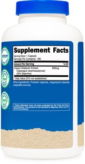 Foto 5 | Suplemento Nutricost Shatavari 600 Mg 180 Cápsulas Orgánicas - Venta Internacional.