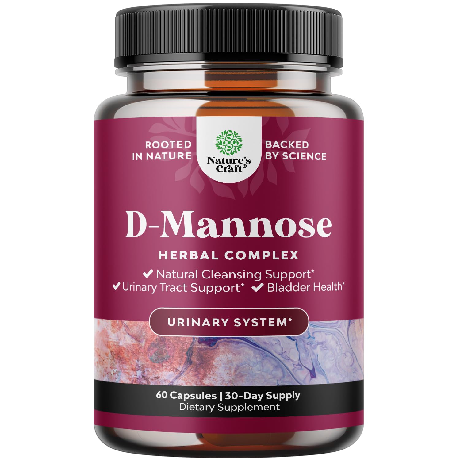 Foto 1 | Suplemento Natures Craft D-manose Con Arándano, 1000 Mg, 60 Cápsulas - Venta Internacional.