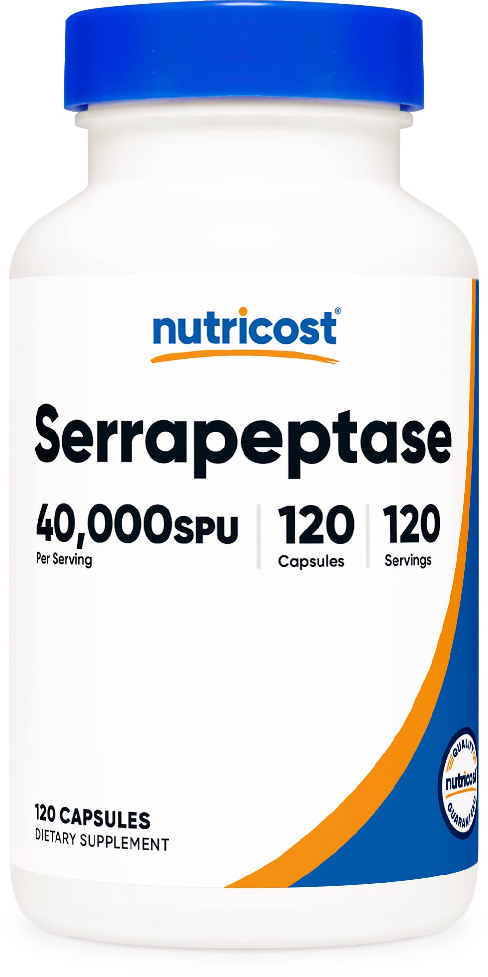 Foto 2 pulgar | Suplemento Nutricost Serrapeptase 40,000 Spu 120 Cápsulas - Venta Internacional.
