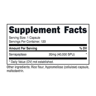 Foto 6 | Suplemento Nutricost Serrapeptase 40,000 Spu 120 Cápsulas - Venta Internacional.