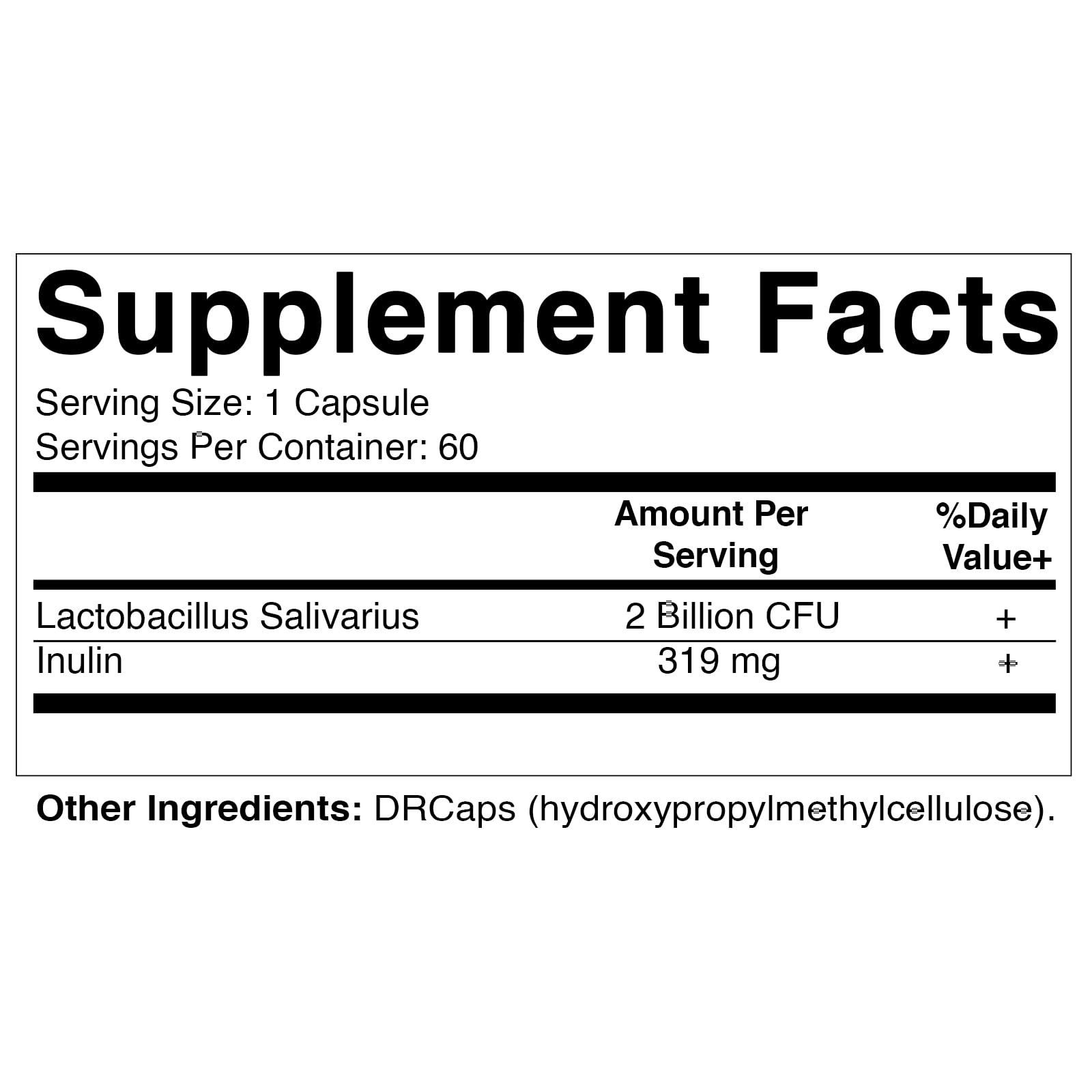 Foto 3 pulgar | Suplemento Vitamático Lactobacillus Salivarius 2b Cfu 60 Cápsulas - Venta Internacional