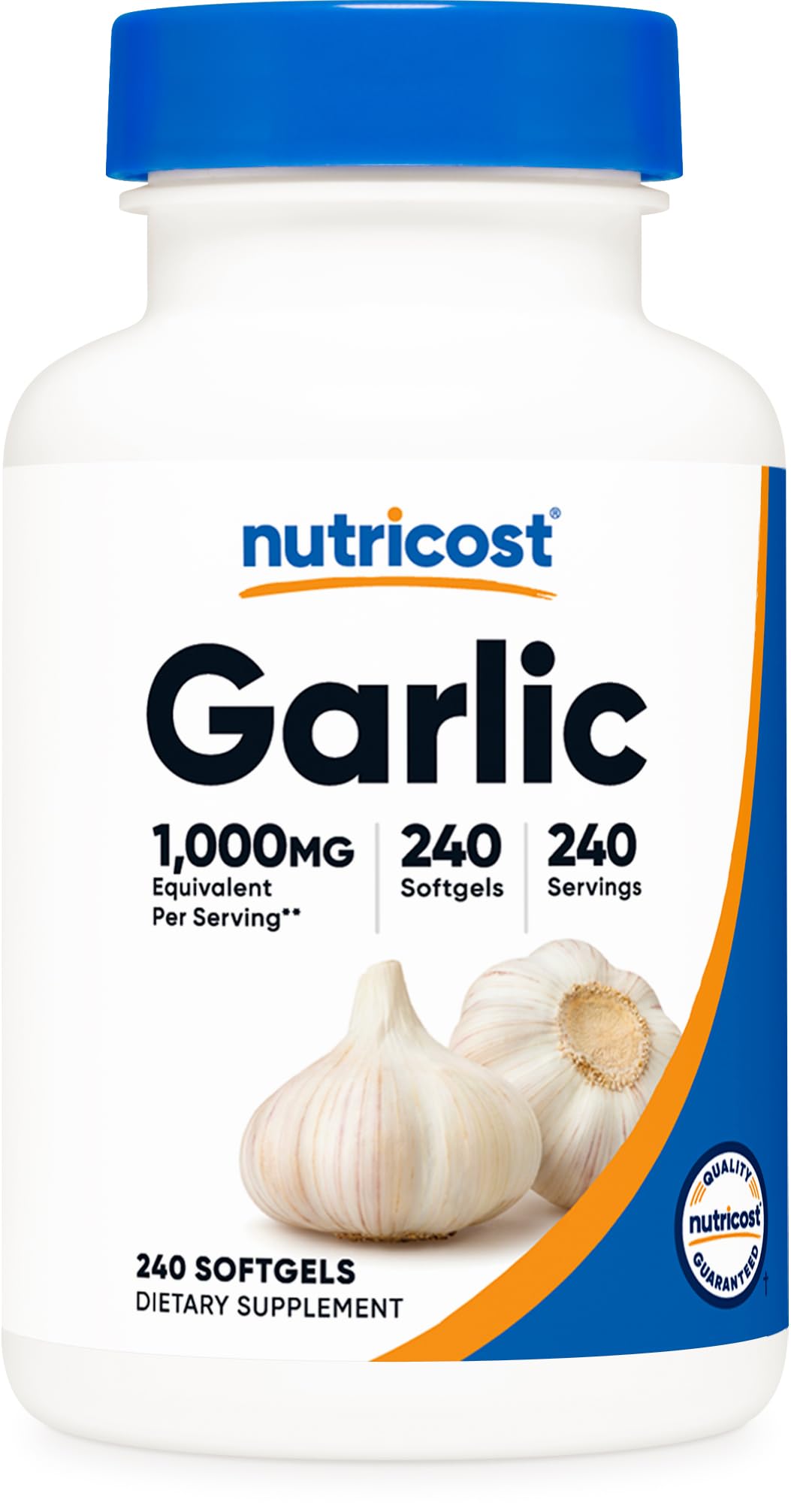 Foto 2 pulgar | Suplemento Nutricost Garlic 1000 Mg 240 Cápsulas Blandas Sin Gluten - Venta Internacional.