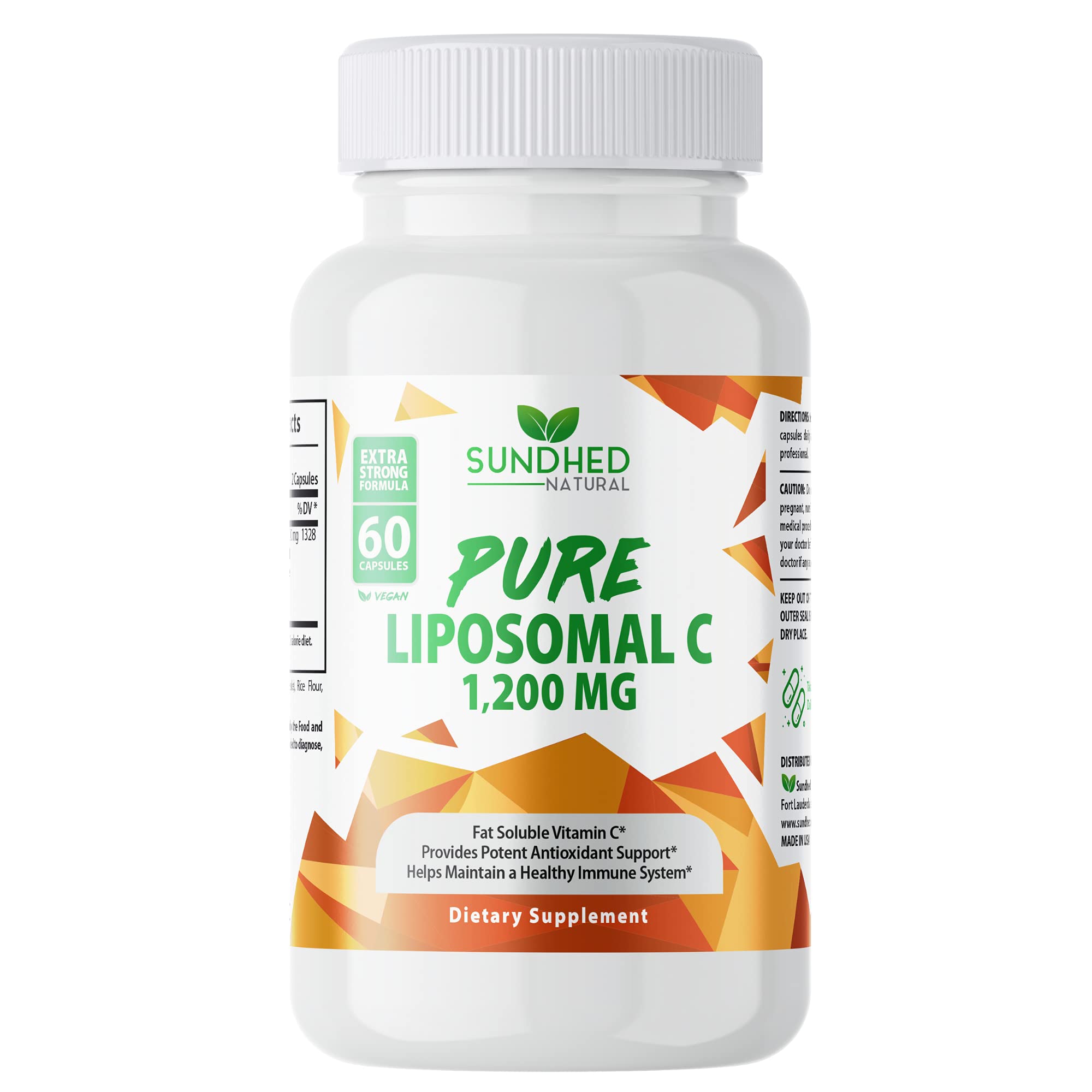 Foto 2 pulgar | Suplemento De Vitamina C Liposomal Pura Y Natural De Sundhed, 1200 Mg - Venta Internacional.