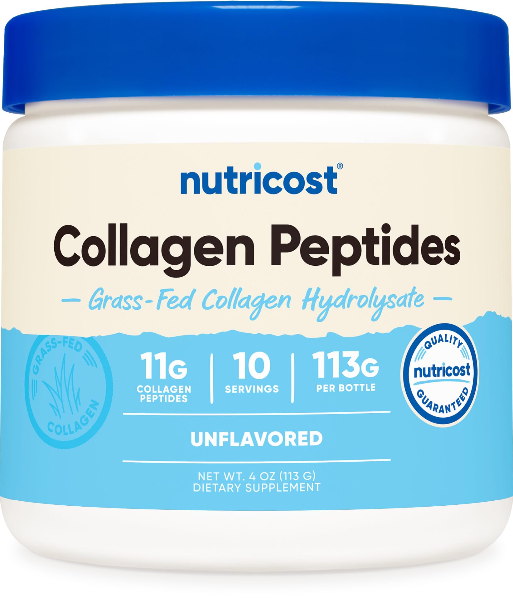 Foto 2 pulgar | Colágeno en Polvo Nutricost Grass-fed 120 Ml Tipo I Tipo Iii - Venta Internacional