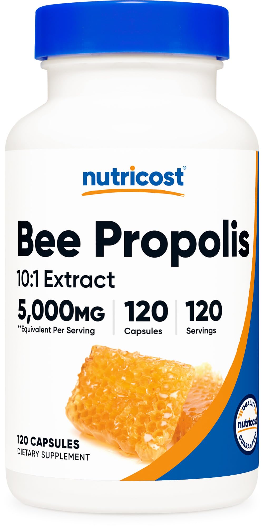 Foto 2 pulgar | Suplemento Dietético Nutricost Bee Propolis 5000 Mg 120 Cápsulas - Venta Internacional.
