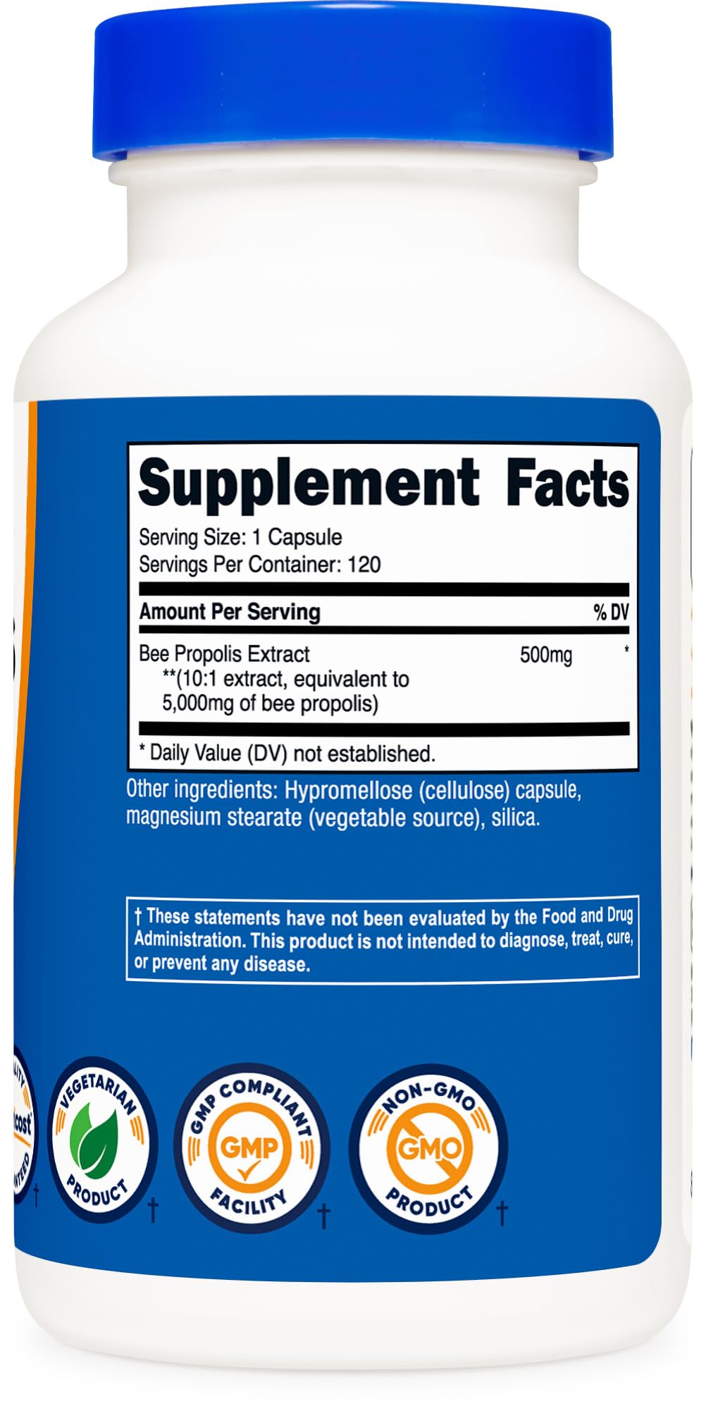 Foto 5 pulgar | Suplemento Dietético Nutricost Bee Propolis 5000 Mg 120 Cápsulas - Venta Internacional.