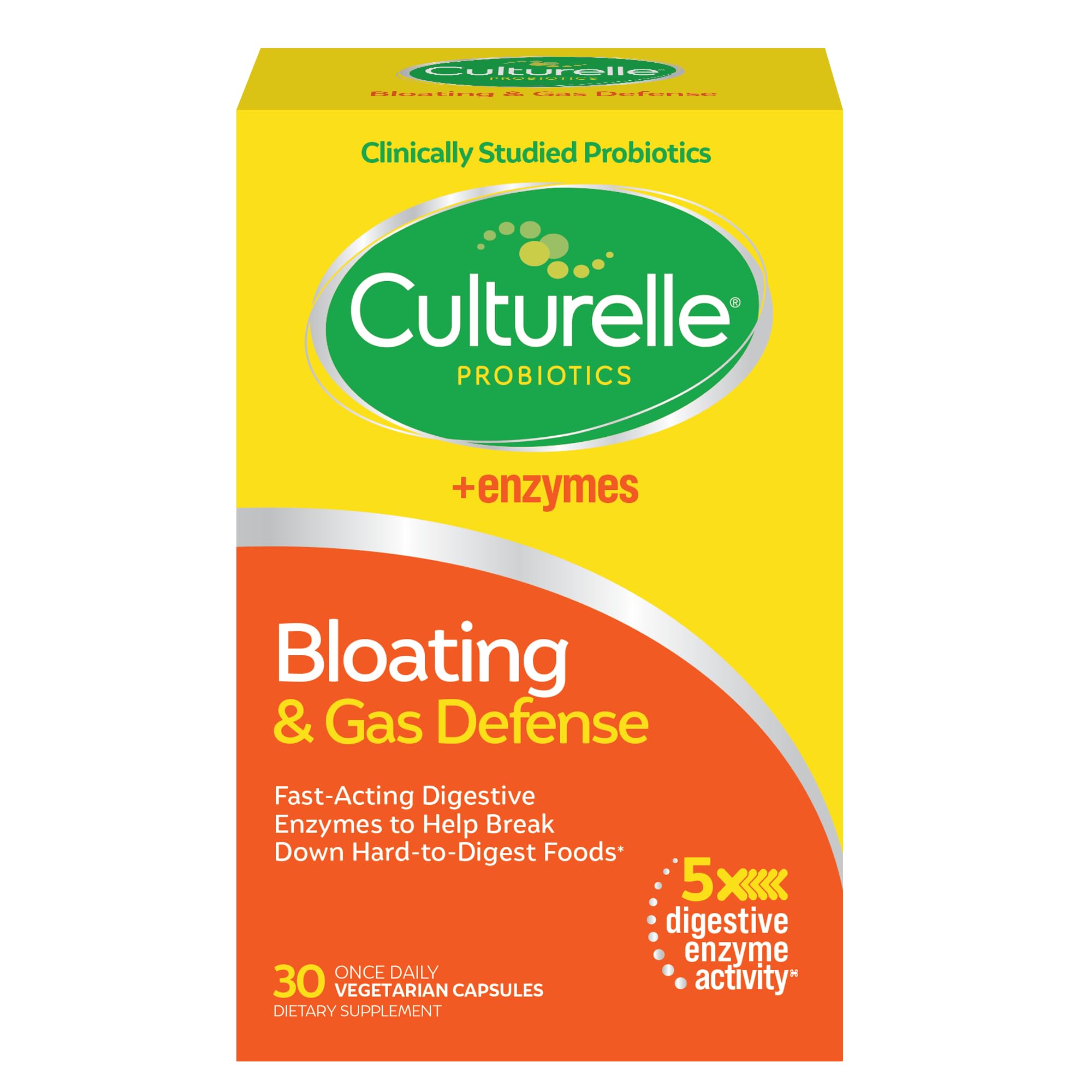 Foto 2 pulgar | Suplemento Culturelle Bloating & Gas Defense 30 Cápsulas - Venta Internacional.