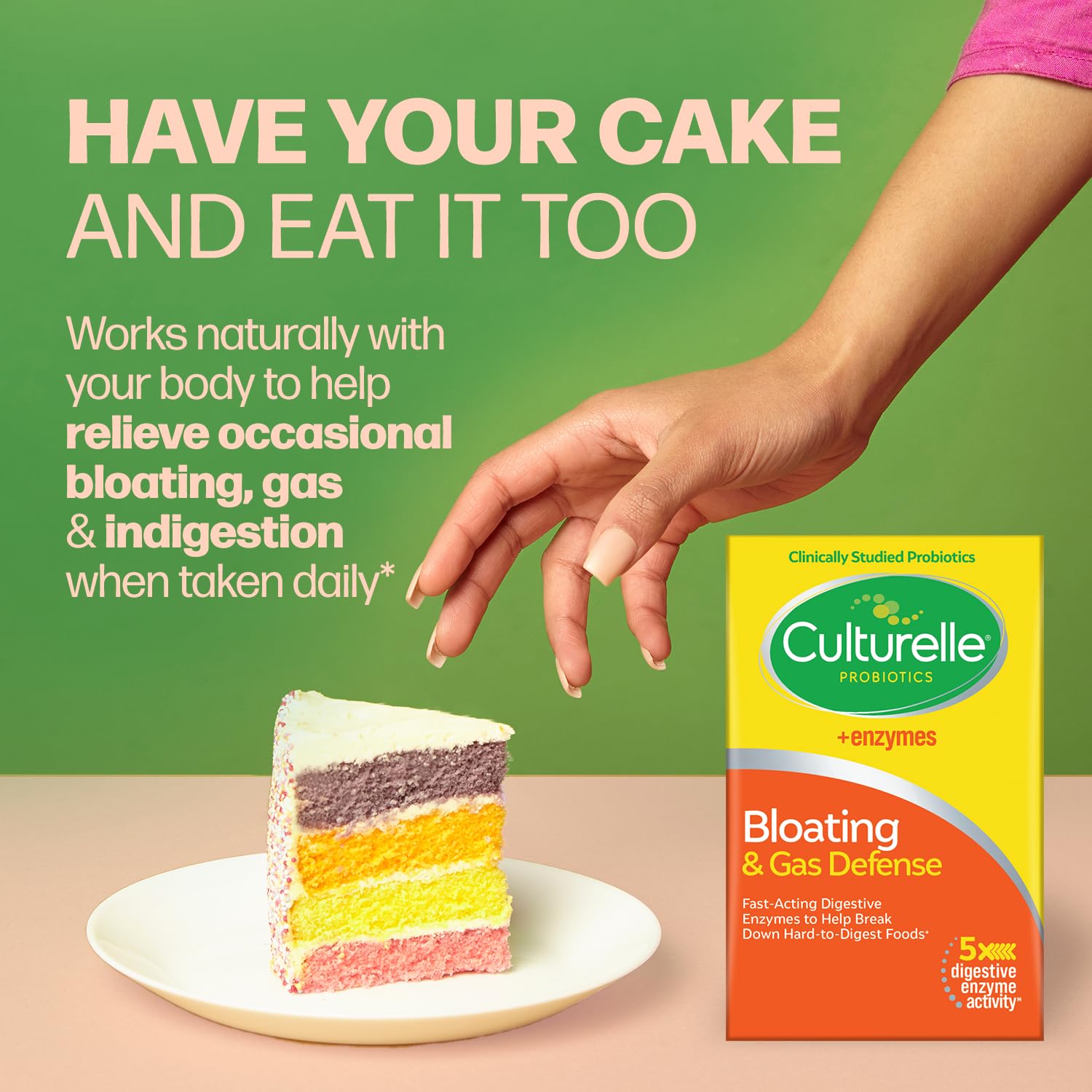 Foto 7 | Suplemento Culturelle Bloating & Gas Defense 30 Cápsulas - Venta Internacional.