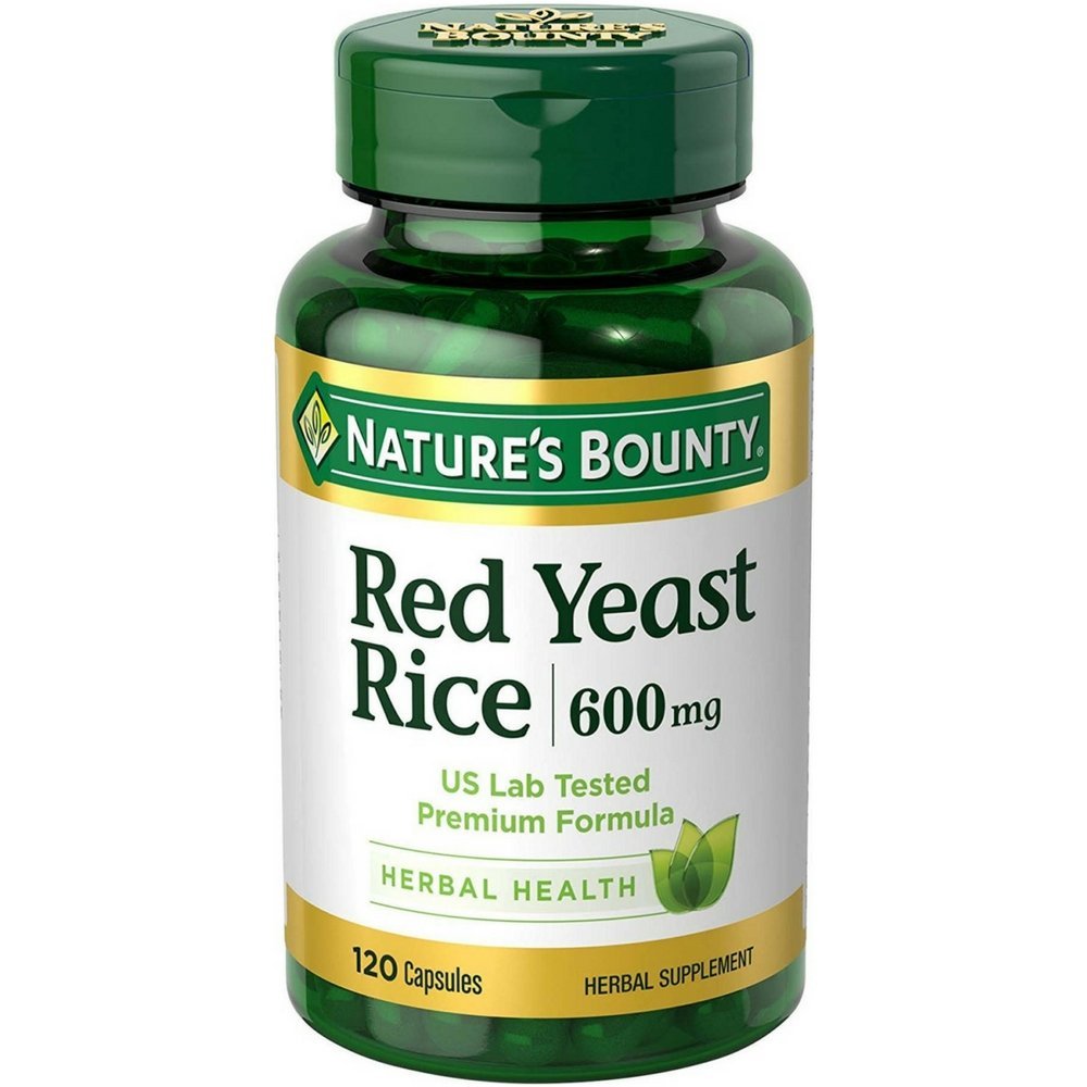 Foto 2 pulgar | Suplemento De Arroz De Levadura Roja Nature's Bounty, 600 Mg, 120 Cápsulas X2 - Venta Internacional.