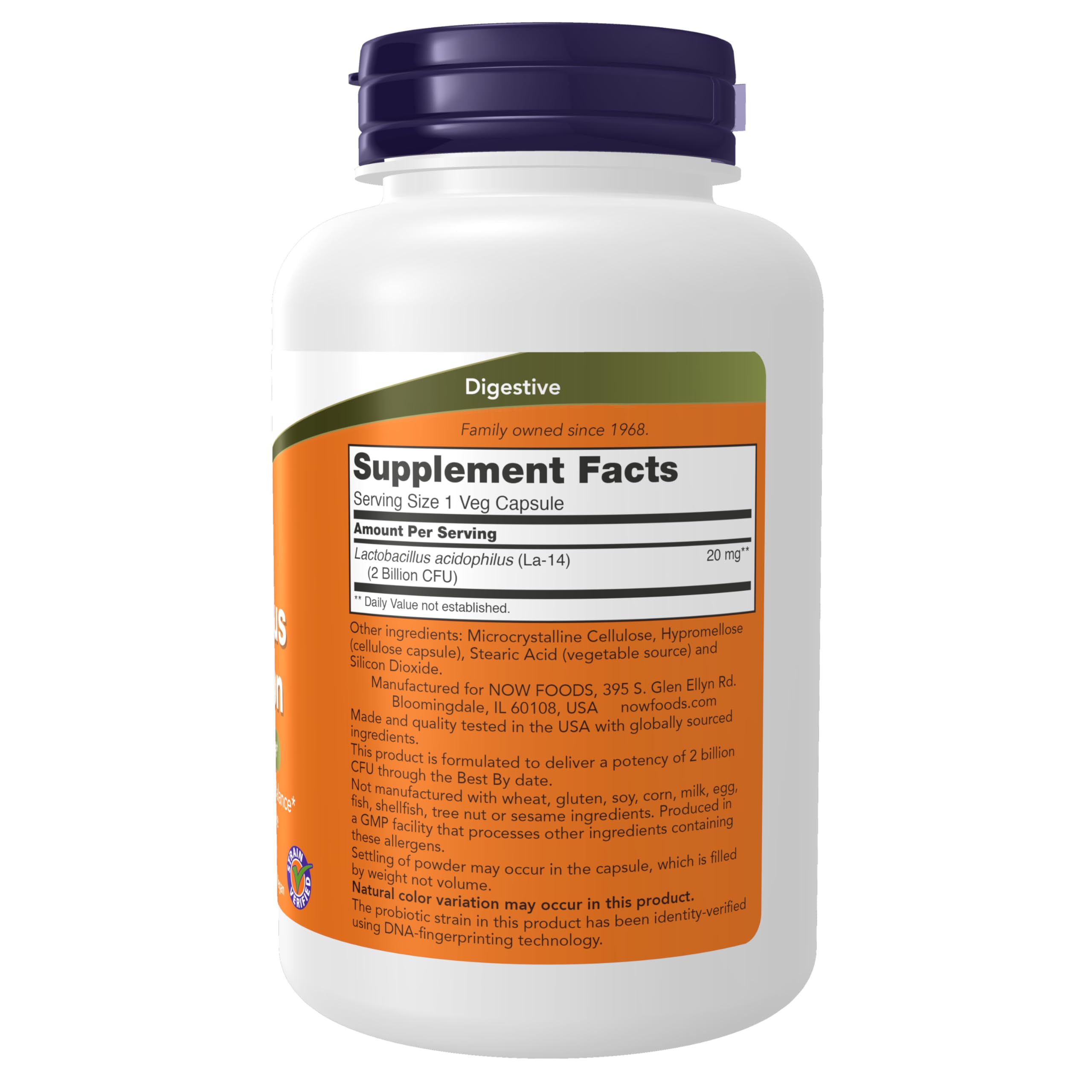 Foto 3 pulgar | Supplements Now Foods Acidophilus, 2 Mil Millones De 250 Cápsulas Vegetarianas - Venta Internacional.