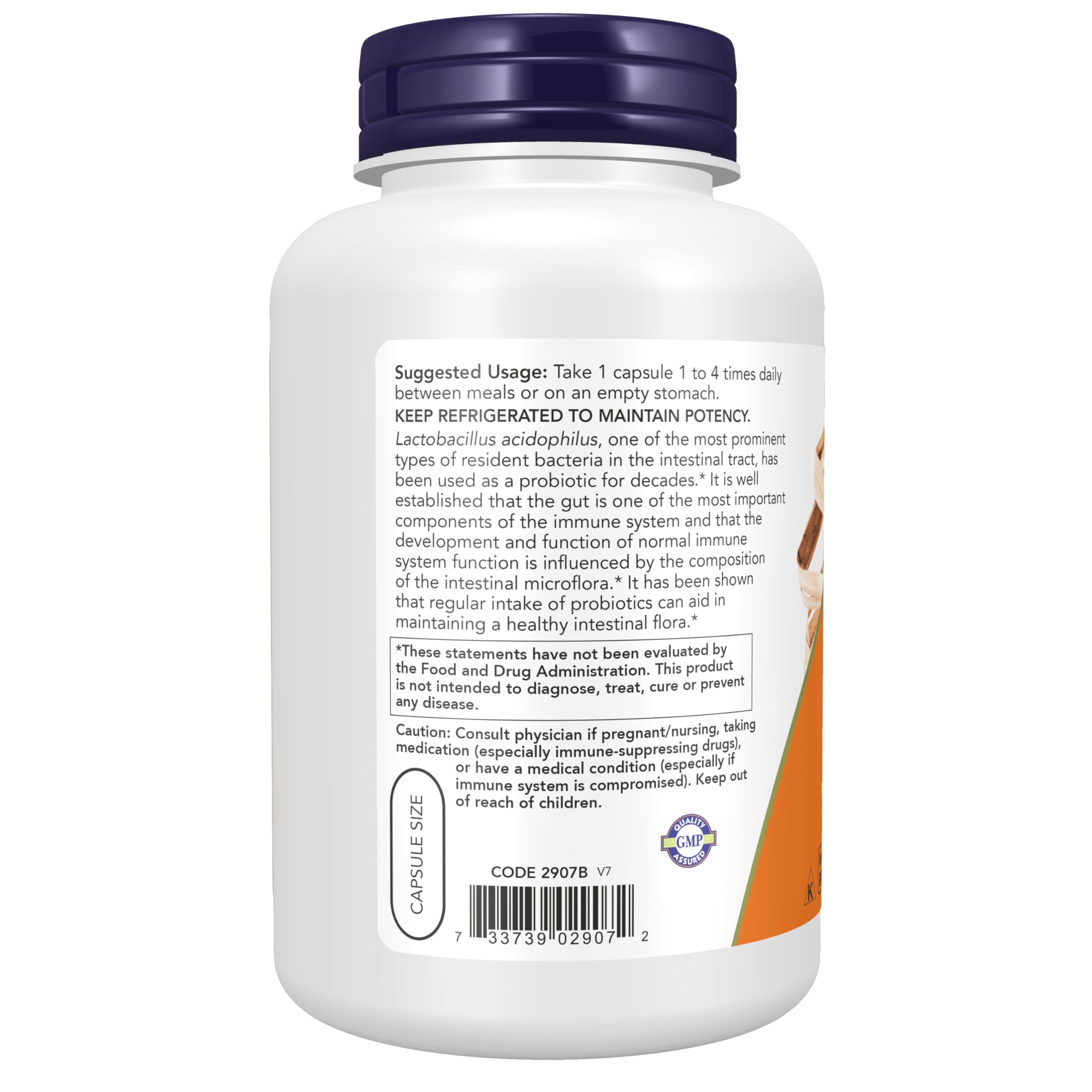 Foto 4 pulgar | Supplements Now Foods Acidophilus, 2 Mil Millones De 250 Cápsulas Vegetarianas - Venta Internacional.