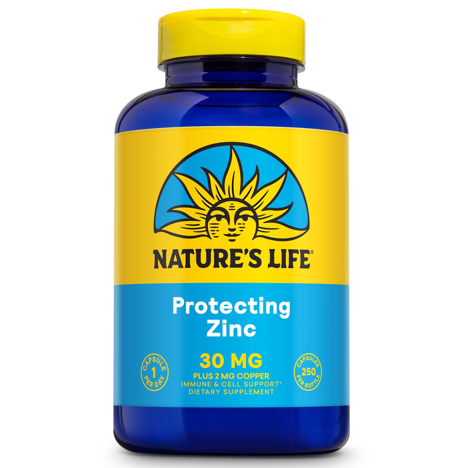 Foto 2 pulgar | Suplementa 30 Mg De Picolinato De Zinc De Nature's Life Con 2 Mg De Cobre - Venta Internacional.
