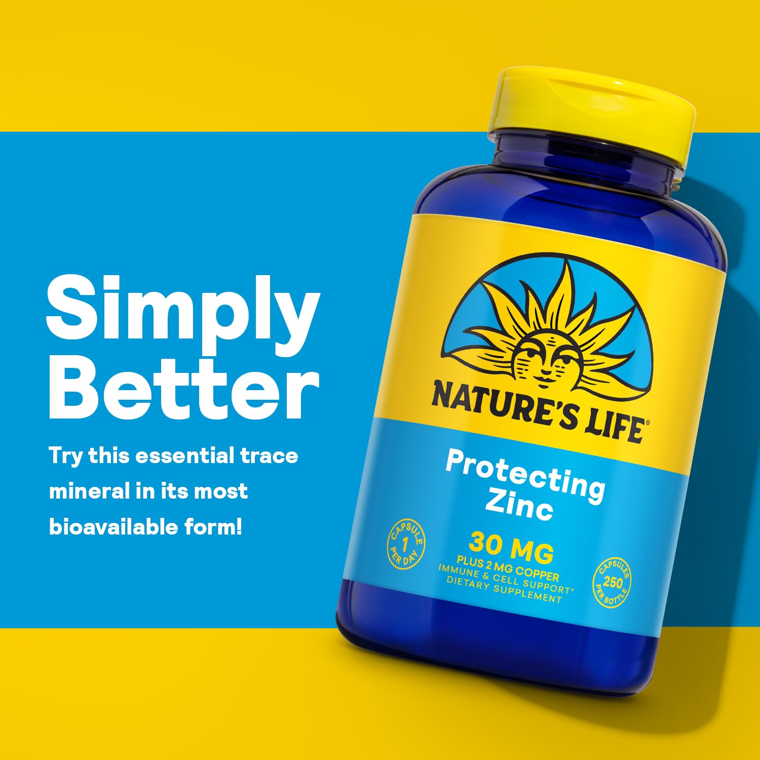 Foto 5 pulgar | Suplementa 30 Mg De Picolinato De Zinc De Nature's Life Con 2 Mg De Cobre - Venta Internacional.
