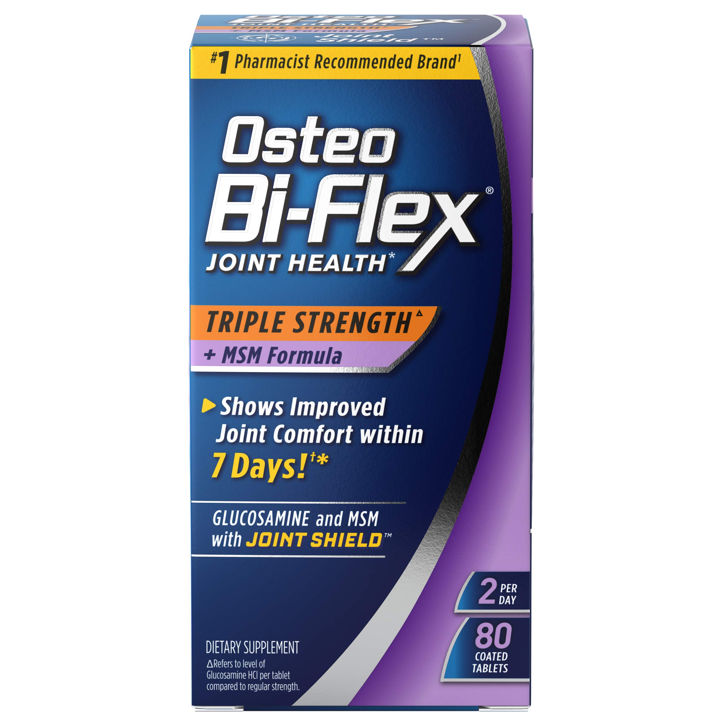 Foto 2 pulgar | Suplemento Osteo Bi-flex Triple Strength (5) Con Msm 80 Tabletas - Venta Internacional.