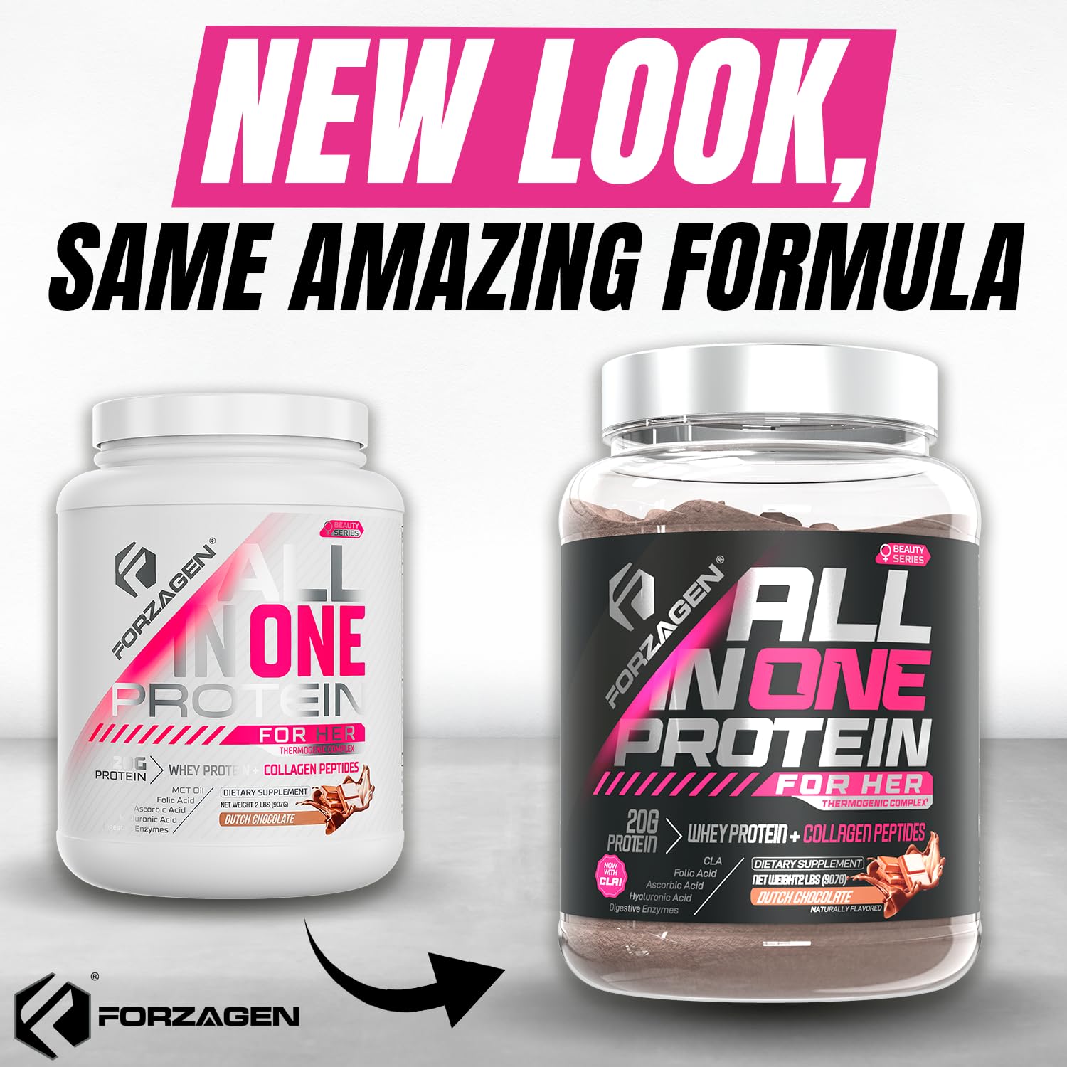 Foto 7 pulgar | Proteína En Polvo Forzagen All In One Protein For Her, 30 Porciones - Venta Internacional.