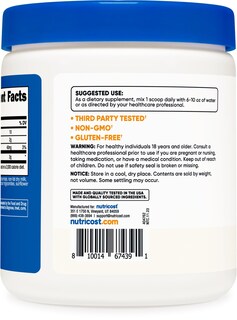 Foto 4 | Suplemento De Calostro En Polvo Nutricost, 240 Ml, 30% De Anticuerpos Igg - Venta Internacional.