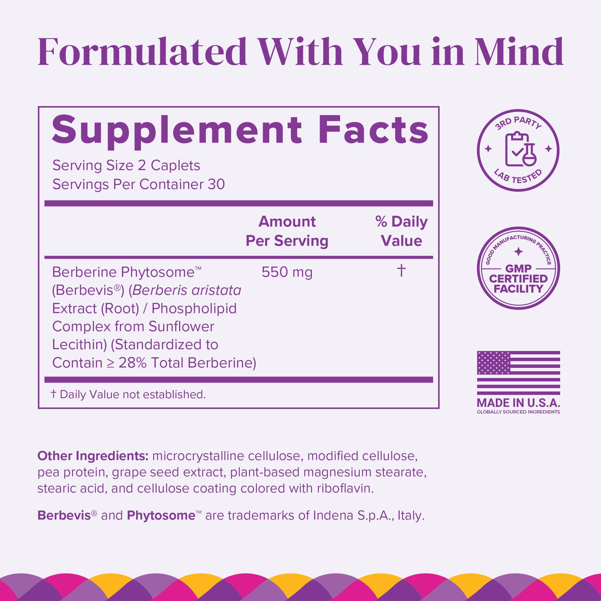 Foto 7 pulgar | Suplemento Barimelts Berberine Phytosome 550 Mg 60 Cápsulas - Venta Internacional.