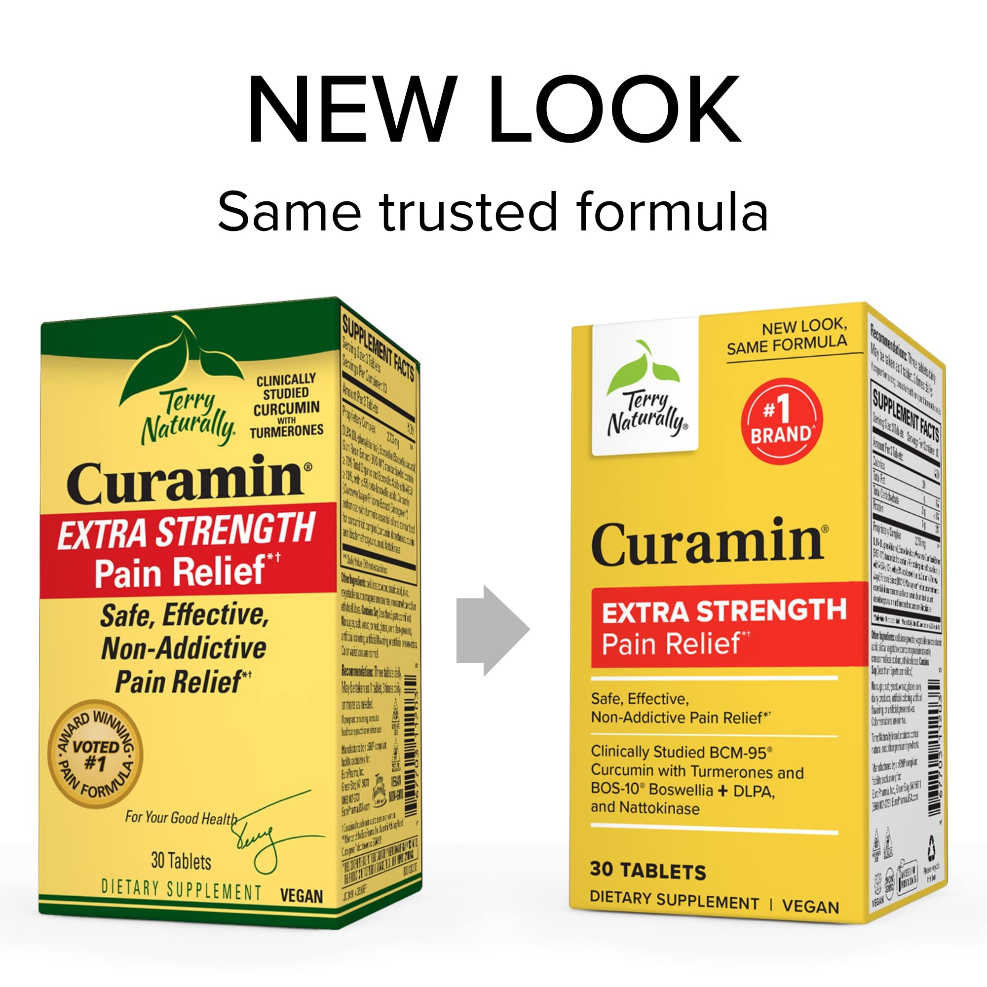 Foto 4 pulgar | Suplemento Terry Naturally Curamin Extra Strength 30 Comprimidos - Venta Internacional.