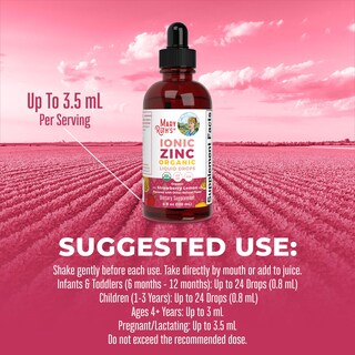 Foto 6 | Suplemento De Zinc Iónico Orgánico De Fresa Y Limón De Mary Ruth, 120 Ml - Venta Internacional.