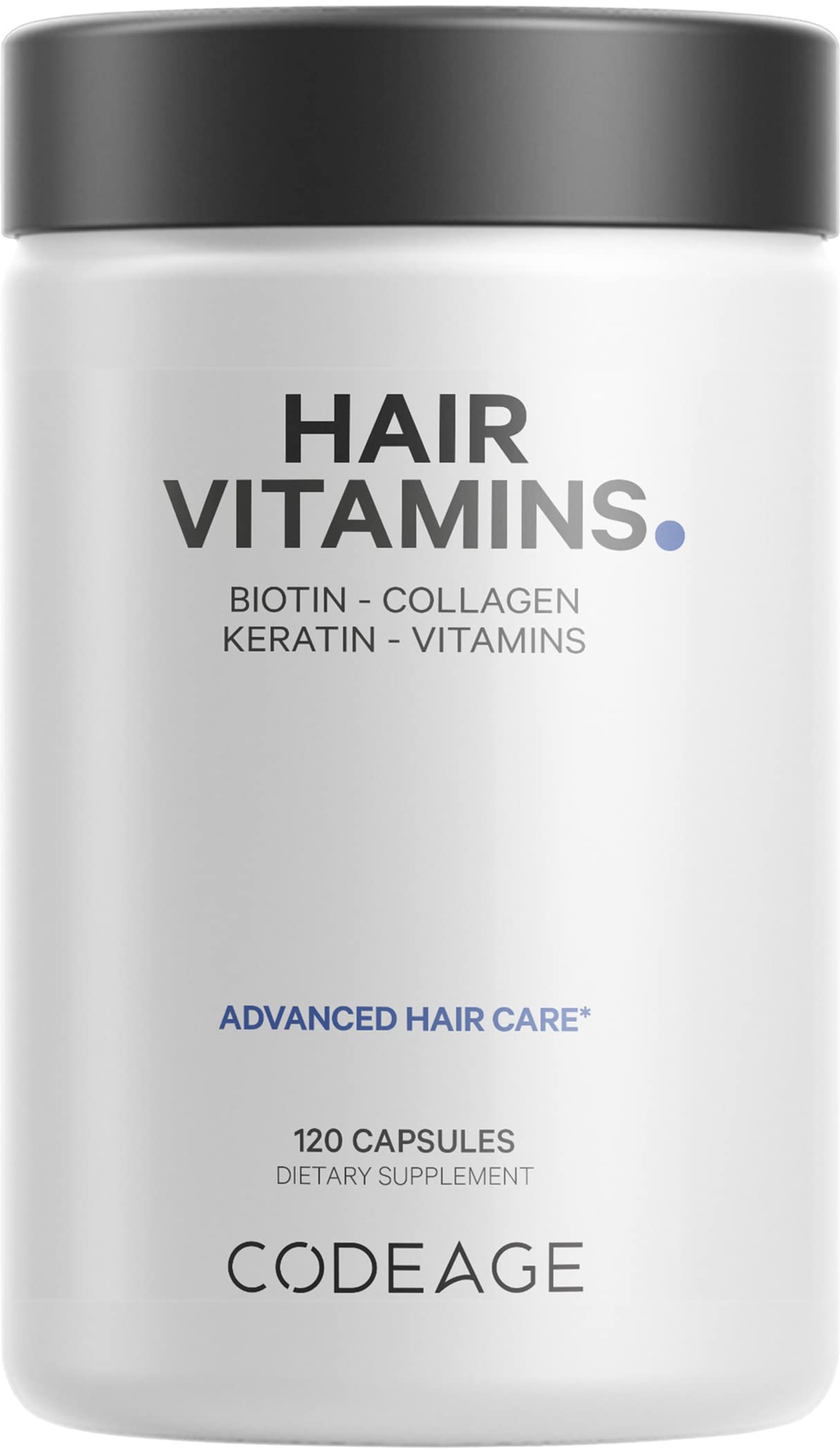 Foto 2 pulgar | Vitaminas Para El Cabello Codeage, 10000 Mcg, Biotina, Queratina Y Colágeno, 120 Cápsulas - Venta Internacional.