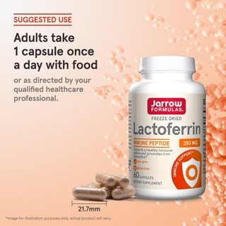 Foto 7 | Suplemento Jarrow Formulas De Lactoferrina 250 Mg 60 Cápsulas - Venta Internacional.