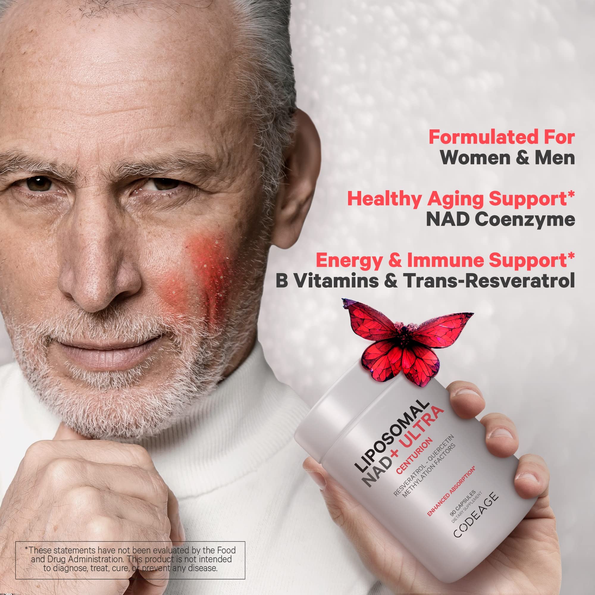 Foto 6 pulgar | Suplemento Codeage Liposomal Nad+ Con Resveratrol Y Vitamina B - Venta Internacional.