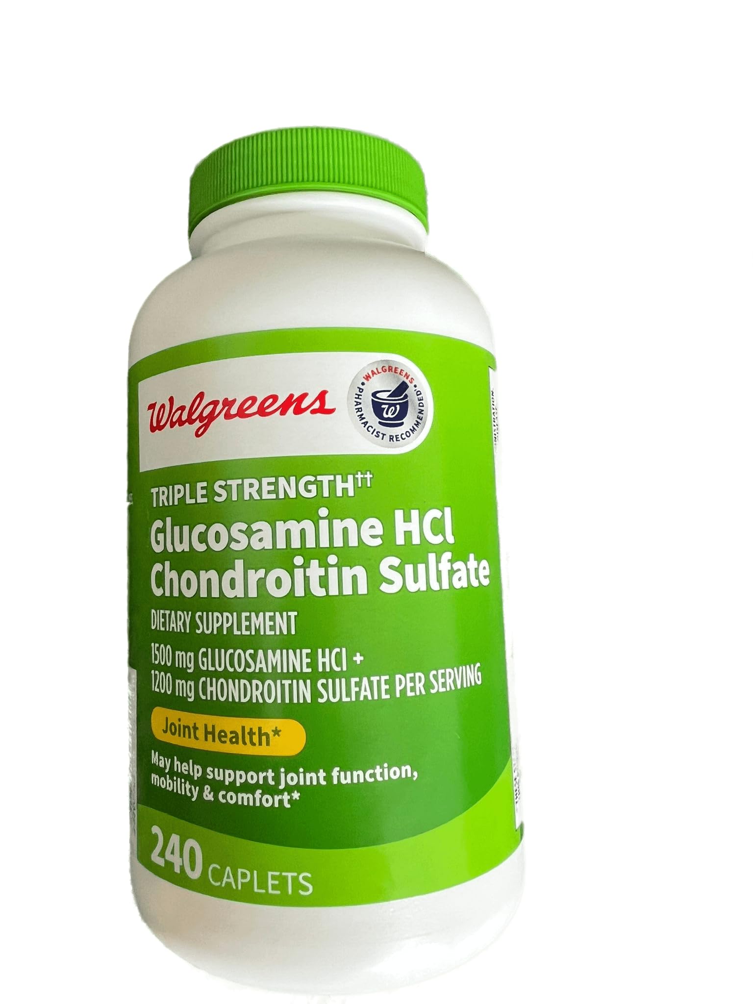 Suplemento De Triple Concentración De Glucosamina Y Condroitina De Walgreens - Venta Internacional.