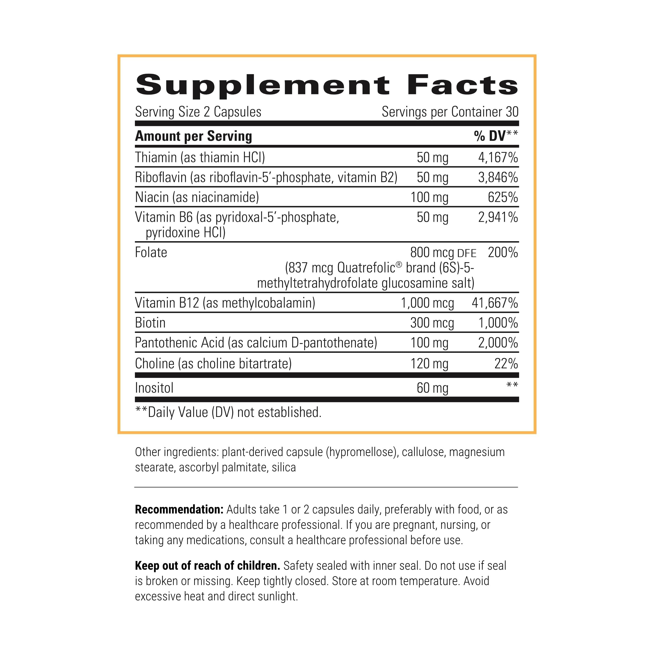 Foto 3 pulgar | Suplemento Integrative Therapeutics Active B-complex 60 Cápsulas - Venta Internacional.