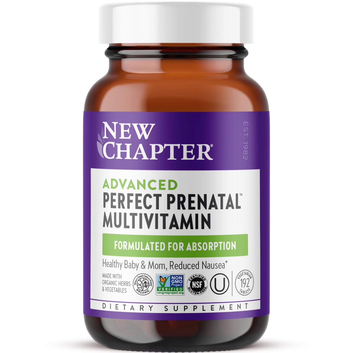 Vitaminas Prenatales New Chapter Advanced Perfect 192 Comprimidos - Venta Internacional.