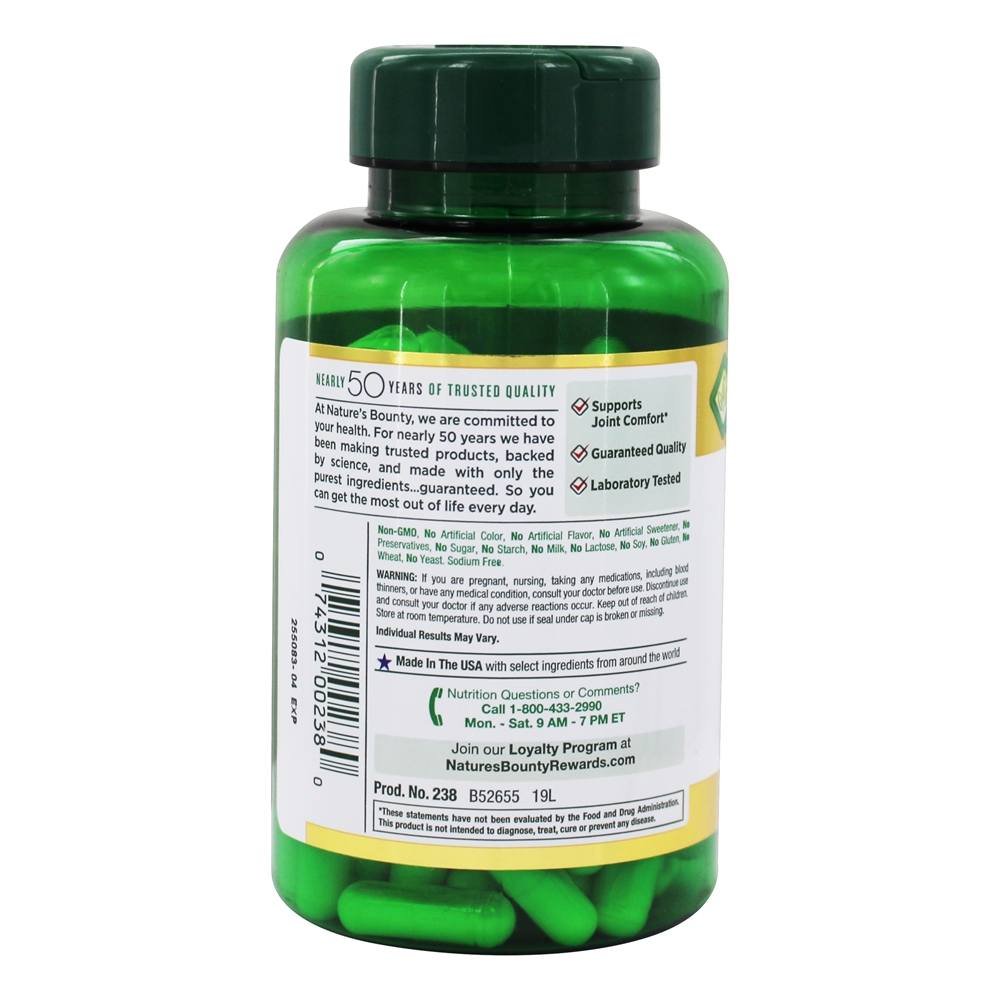 Foto 4 | Suplemento Nature's Bounty, Glucosamina Y Condroitina, 110 Cápsulas - Venta Internacional.