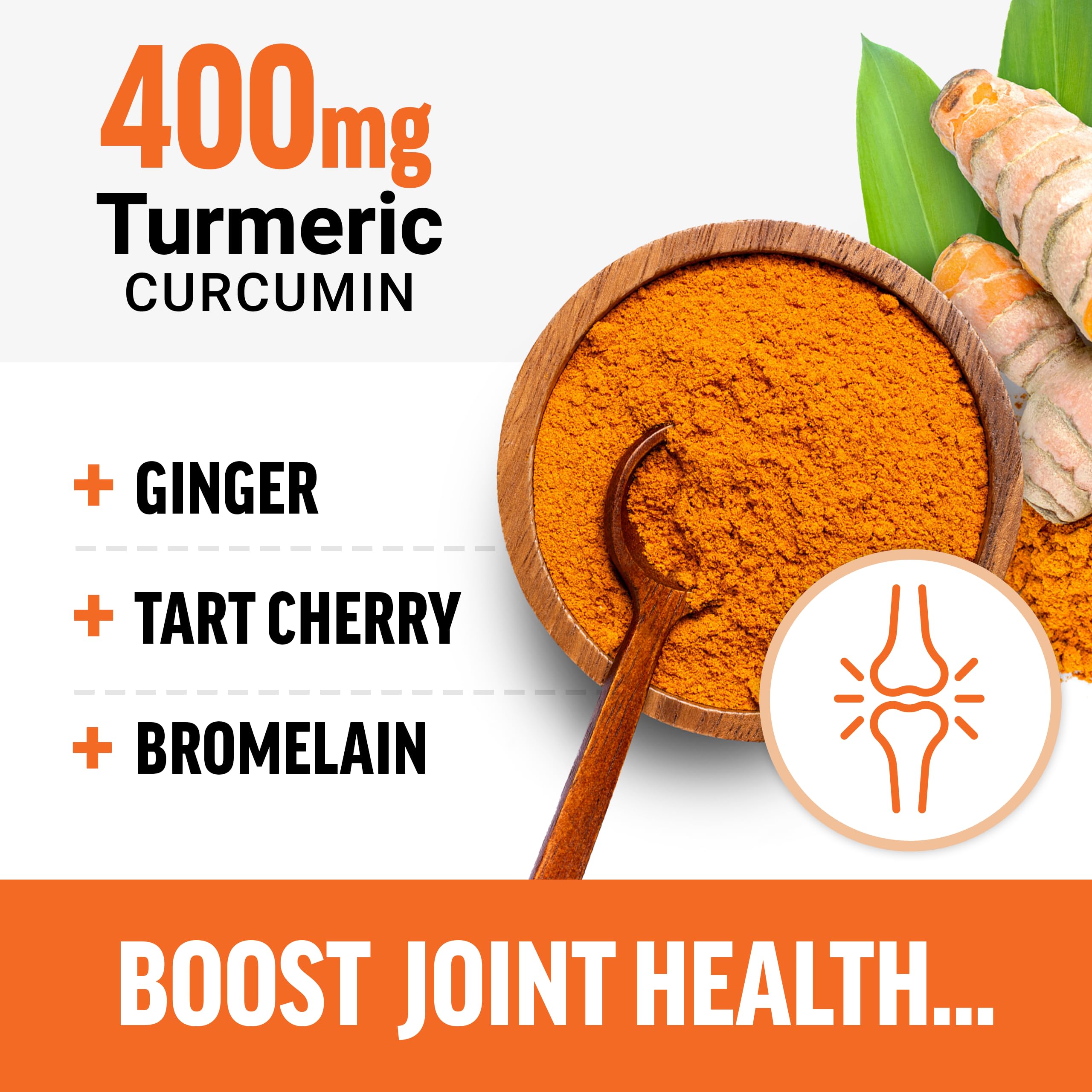 Foto 3 pulgar | Supplement Force Factor Better Turmeric Joint Support 180 Comprimidos Masticables - Venta Internacional.