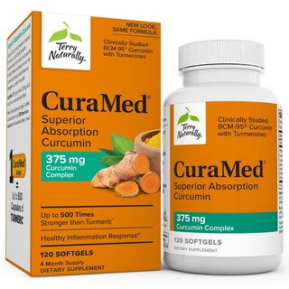 Foto 1 | Suplemento Terry Naturally Curamed 375 Mg De Curcumina 120 Cápsulas Blandas - Venta Internacional.
