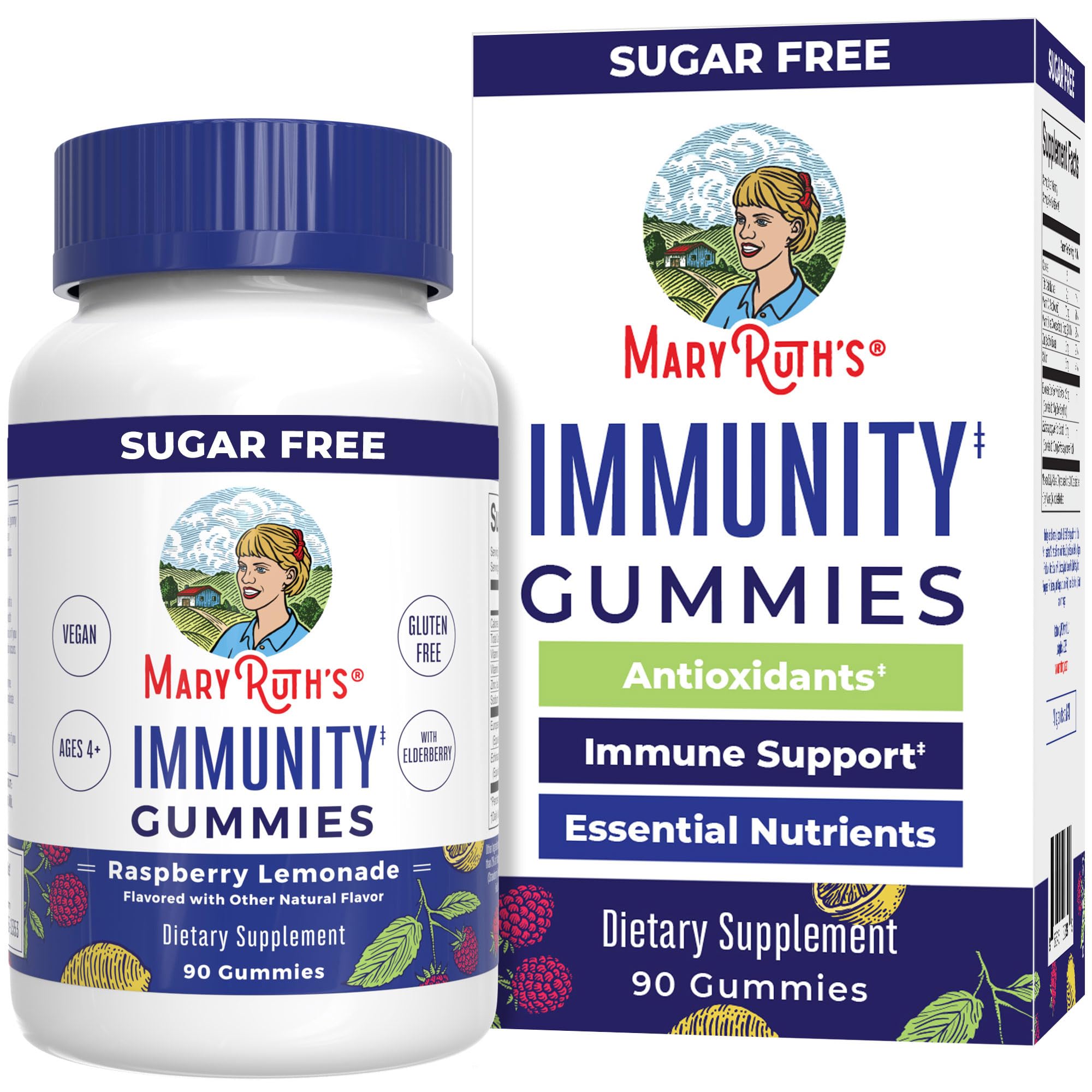 Foto 1 | Suplemento De Gomitas Mary Ruth Organics Immunity, 90 Unidades - Venta Internacional.