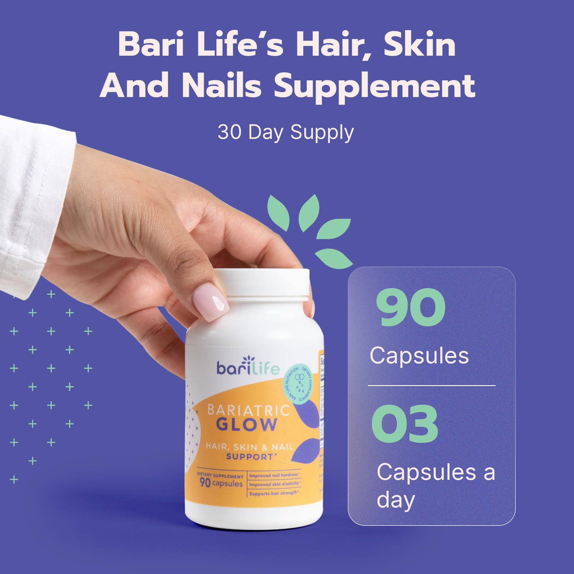 Foto 6 pulgar | Suplemento Bari Life Para Cabello, Piel Y Uñas Con Biotina Y Vitamina C - Venta Internacional.