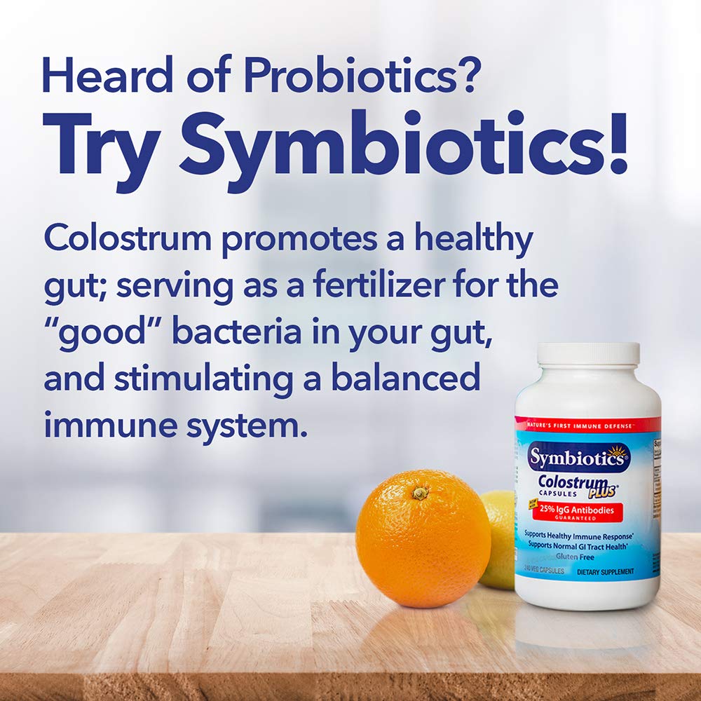 Foto 7 pulgar | Suplemento Symbiotics Colostrum 240 Cápsulas Vegetales - Venta Internacional.