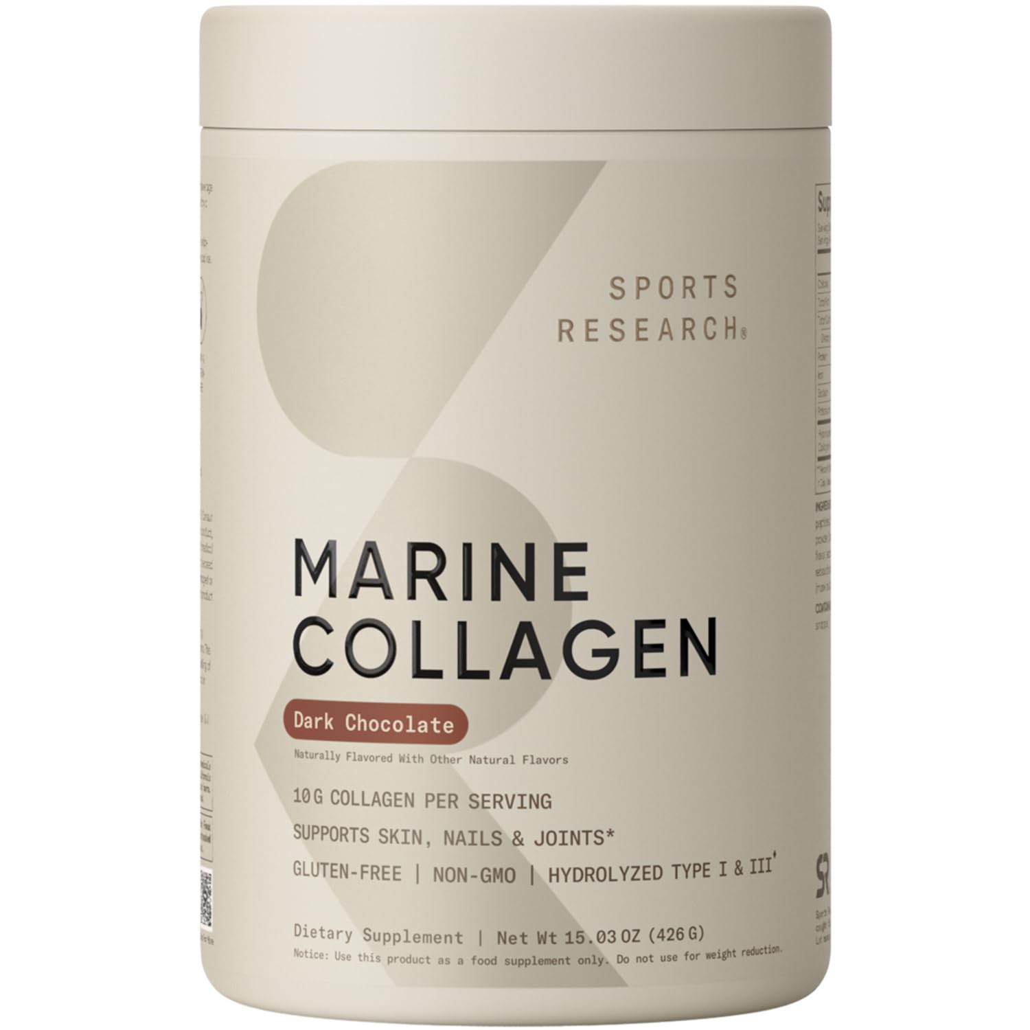 Foto 2 pulgar | Suplemento De Colágeno Sports Research Péptidos De Colágeno Marino - Venta Internacional.