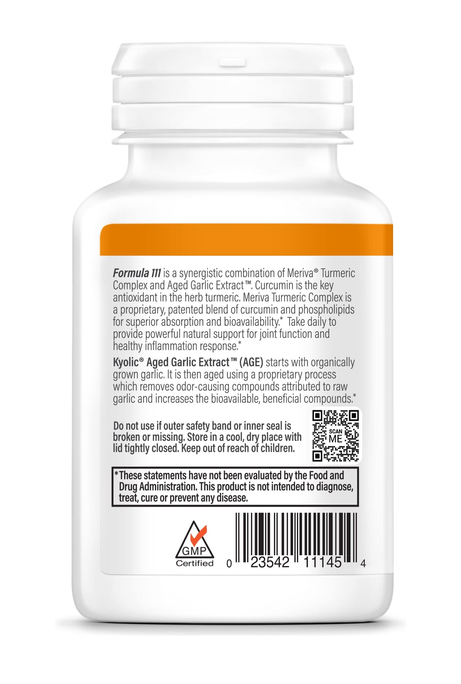 Foto 3 pulgar | Suplemento De Extracto De Ajo Envejecido Kyolic, Fórmula 111, 50 Cápsulas - Venta Internacional.