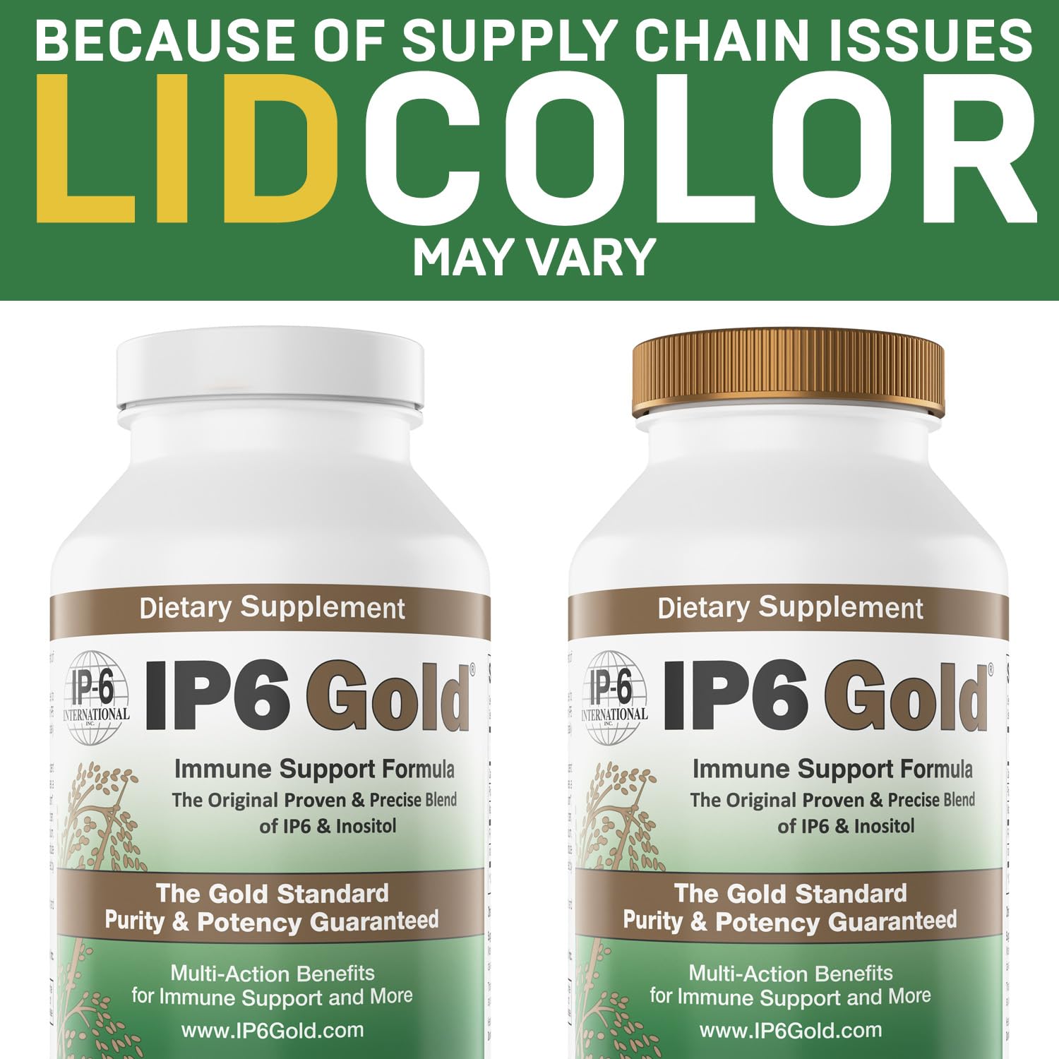 Foto 2 | Suplemento Ip6 Gold Immune Support 120 Cápsulas Vegetarianas - Venta Internacional.