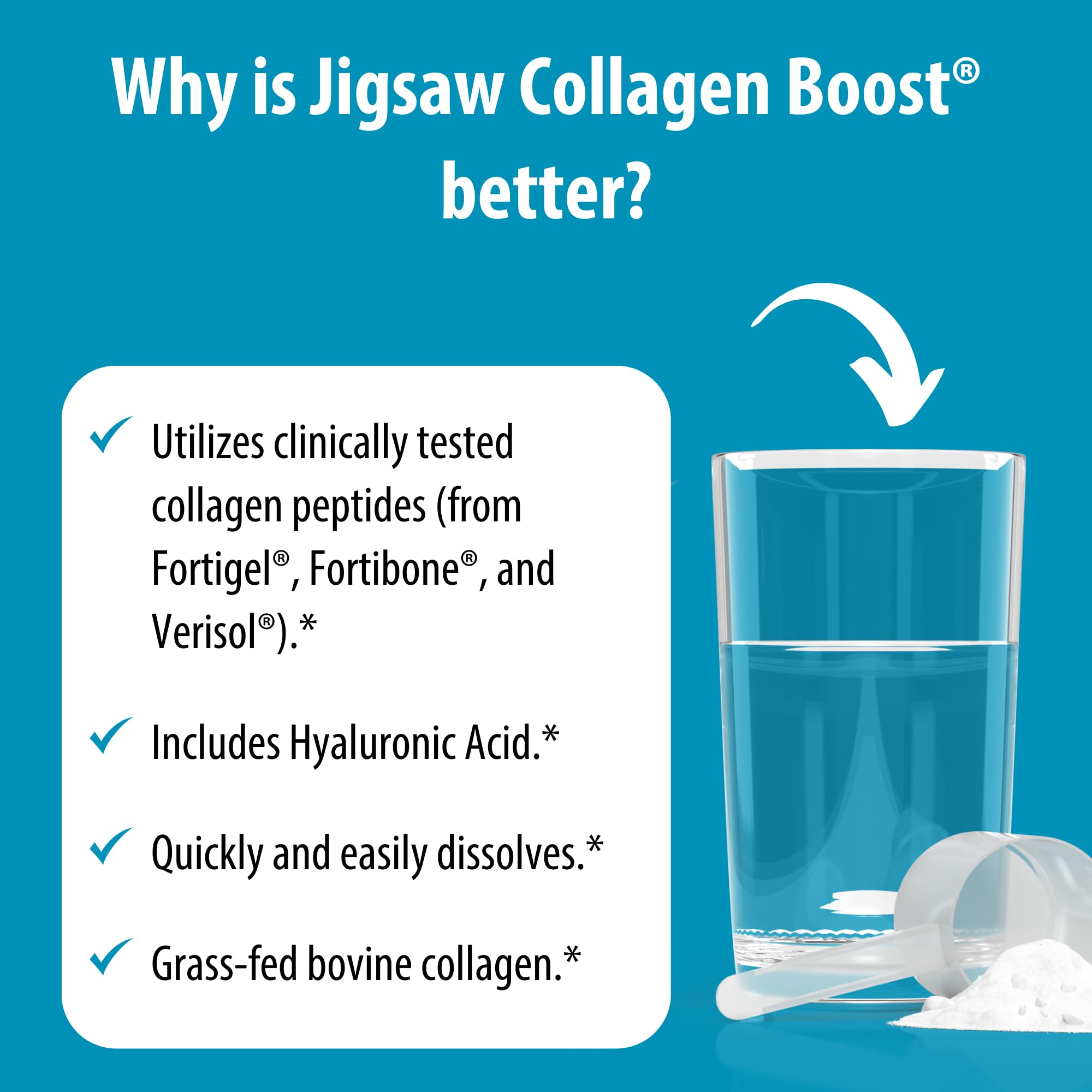 Foto 6 pulgar | Suplemento Jigsaw Health Collagen Boost Para 30 Porciones - Venta Internacional.
