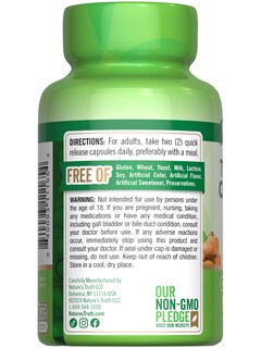 Foto 7 | Suplemento Nature's Truth, Cúrcuma Y Curcumina, 2000 Mg, 90 Cápsulas - Venta Internacional.