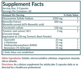 Foto 6 | Suplemento Futurebiotics: Glucosamina, Condroitina, Cúrcuma Y Msm - Venta Internacional.