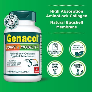 Foto 2 | Suplemento Genacol De Colágeno Y Membrana Natural De Cáscara De Huevo, 90 Cápsulas - Venta Internacional.