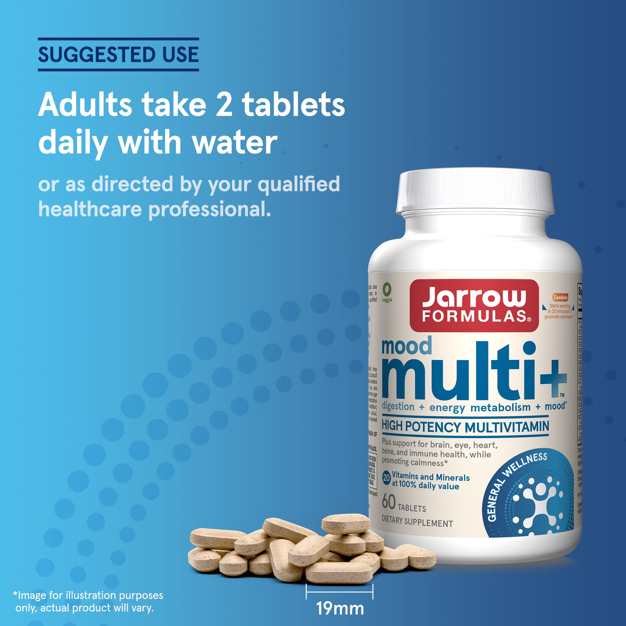 Foto 7 pulgar | Suplemento Jarrow Formulas Multi+ Mood 60 Comprimidos - Venta Internacional.